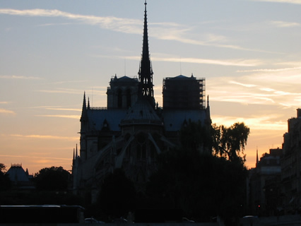 Notre Dame, back view