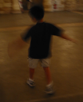 Max twirling in the Conciergerie
