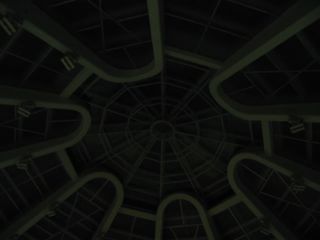 The ceiling of the guggenheim