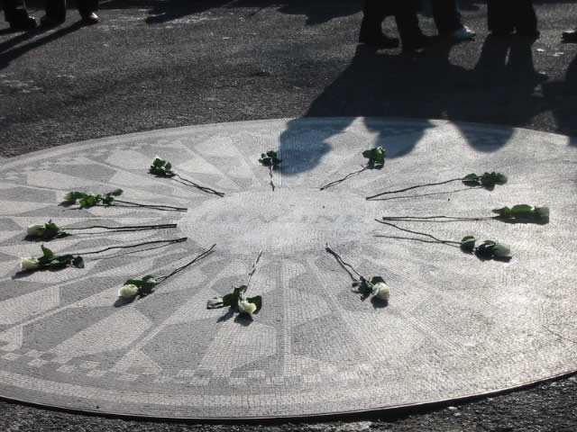 Strawberry fields and John Lennon memorial