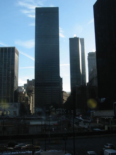 buildings around 1 financial center