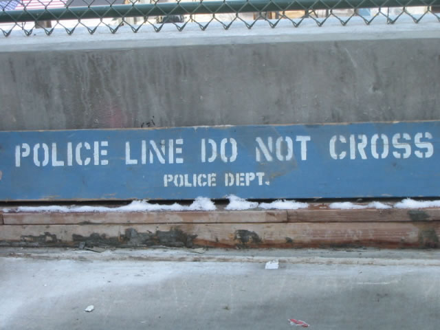 police line