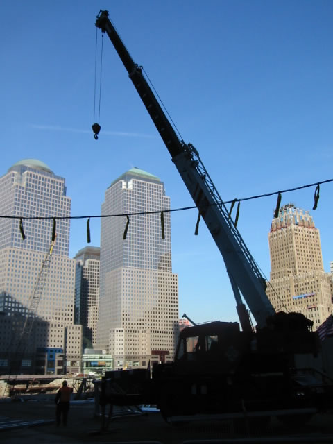 construction at the WTC