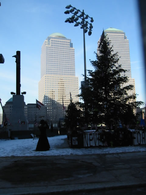 Christmas tree at the WTC