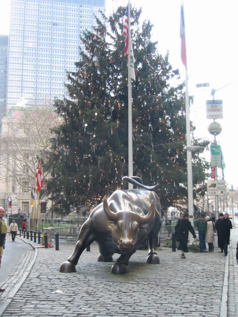 The bull on Wall Street