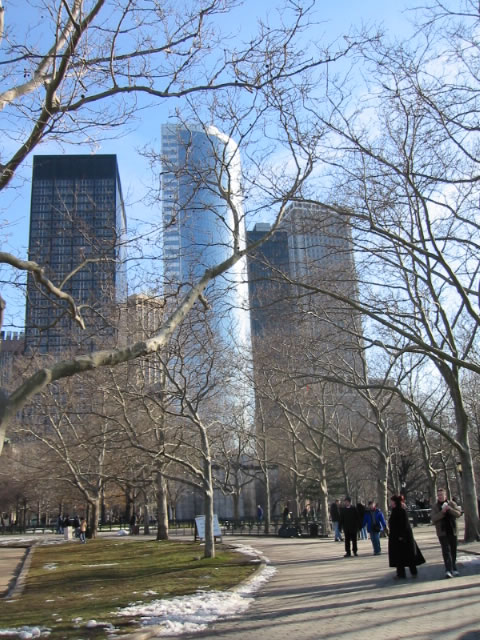 buildings from Battery park